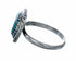 Navajo Genuine Sterling Silver Turquoise Ring Size 6-3/4 SX10482