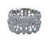 Sterling Silver Cubic Zirconia Ring Size 7 SX10483