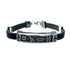 Sterling Silver Southwestern Overlay Bracelet SX10509