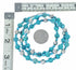 Turquoise Sterling Silver Native American Jewelry Bead Necklace SX10479