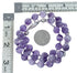 Sterling Silver And Amethyst Navajo Bead Necklace SX10480