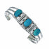 Navajo Turquoise Sterling Silver Cuff Bracelet SX10472