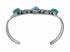 Native American Navajo Turquoise Sterling Silver Cuff Bracelet SX10474