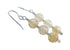 Genuine Sterling Silver Agate Bead Hook Dangle Earrings SX10557