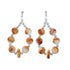 Navajo Sterling Silver Oyster Shell Bead Post Dangle Earrings SX10531