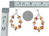 Navajo Sterling Silver Oyster Shell Bead Post Dangle Earrings SX10531