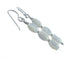 Navajo Sterling Silver Mother of Pearl Bead Hook Dangle Earrings SX10524