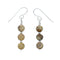 Navajo Picture Rock Bead Sterling Silver Hook Dangle Earrings SX10537