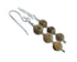 Navajo Picture Rock Bead Sterling Silver Hook Dangle Earrings SX10537