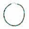 Turquoise Sterling Silver Round Bead Bracelet SX10535