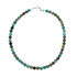 Turquoise Sterling Silver Round Bead Bracelet SX10535
