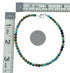 Turquoise Sterling Silver Round Bead Bracelet SX10535