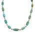 Navajo Kingman Turquoise Sterling Silver Bead Necklace SX10513