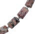 Sterling Silver American Indian Jasper Bead Necklace SX10510