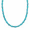 Navajo Turquoise Sterling Silver Native American Jewelry Bead Necklace SX10511