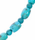 Navajo Turquoise Sterling Silver Native American Jewelry Bead Necklace SX10511