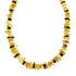 Amber Sterling Silver Native American Bead Necklace SX10515