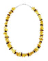 Amber Sterling Silver Native American Bead Necklace SX10515