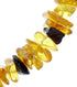 Amber Sterling Silver Native American Bead Necklace SX10515