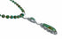 Navajo Turquoise Sterling Silver Necklace Pendant Set SX10519