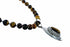 Navajo Sterling Silver Navajo Tiger Eye Bead Necklace Set SX10517