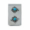 Navajo Native American Turquoise Sterling Silver Money Clip SX10577