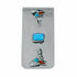 Sterling Silver Multicolor Humming Bird Inlay Navajo Money Clip SX10582