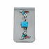 Sterling Silver Multicolor Humming Bird Inlay Navajo Money Clip SX10581