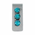 Genuine Navajo Turquoise Sterling Silver Money Clip SX10574