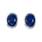 Sterling Silver Lapis Navajo Indian Post Earrings SX10587