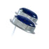 Sterling Silver Lapis Navajo Indian Post Earrings SX10587