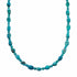 Navajo Indian Sterling Silver Turquoise Bead Necklace SX10560