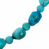 Navajo Indian Sterling Silver Turquoise Bead Necklace SX10560