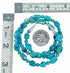 Navajo Indian Sterling Silver Turquoise Bead Necklace SX10560