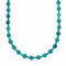 Unique Navajo Indian Sterling Silver Turquoise Bead Necklace SX10561