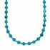 Unique Navajo Indian Sterling Silver Turquoise Bead Necklace SX10561