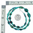 Navajo Sterling Silver Turquoise Bead Necklace SX10562