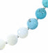 Turquoise Mother of Pearl Sterling Silver Native American Bead Necklace SX10566