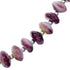 Navajo Purple Oyster Shell Sterling Silver Bead Necklace SX10568