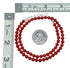 Native American Coral And Sterling Silver Bead Necklace SX10565