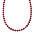 Native American Coral And Sterling Silver Bead Necklace SX10564