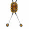 Genuine Navajo Native American Sterling Silver Amber Bolo Tie SX10591