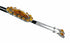 Genuine Navajo Native American Sterling Silver Amber Bolo Tie SX10591
