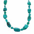 Navajo Sterling Silver Turquoise Bead Necklace SX10600