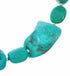 Navajo Sterling Silver Turquoise Bead Necklace SX10600