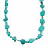 Unique Navajo Sterling Silver Turquoise Bead Necklace SX10601