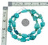 Unique Navajo Sterling Silver Turquoise Bead Necklace SX10601