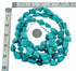 Sterling Silver Kingman Turquoise Navajo Indian 3-Strand Chunky Bead Necklace SX10602