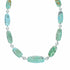 Navajo Genuine Turquoise Sterling Silver Bead Necklace SX10598