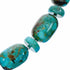 Genuine Navajo Indian Sterling Silver Turquoise Bead Necklace SX10603
